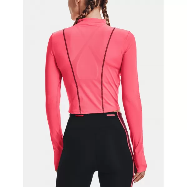  Ženska majica s kratkimi rokavi UNDER ARMOUR UA RUN ANYWHERE LASER LS 1365641-819 ROZA 