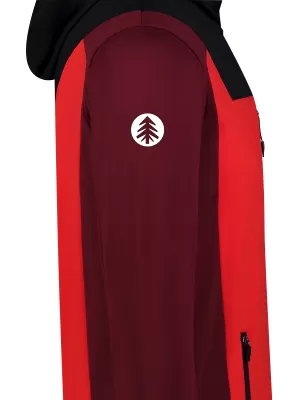 Moški powerfleece pulover NORDBLANC SPRAWL NBSFM8333 RDEČA