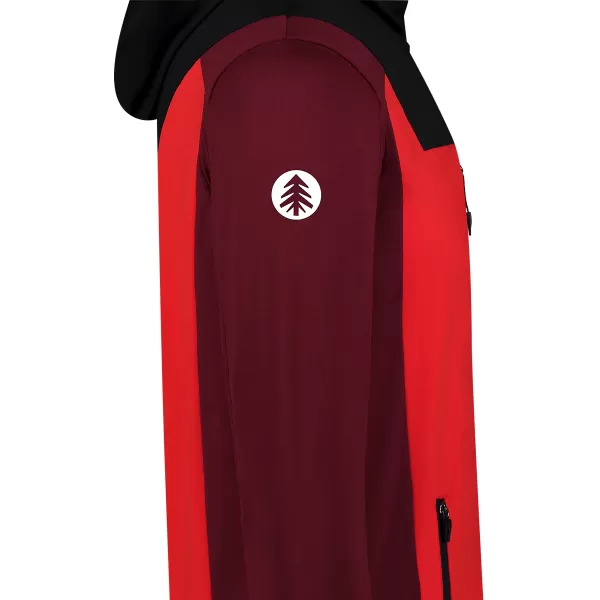  Moški powerfleece pulover NORDBLANC SPRAWL NBSFM8333 RDEČA 
