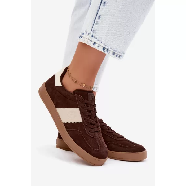  Ženske superge BIG STAR SHOES UU274008 RJAVA/BEŽ 