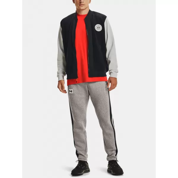  Moška jakna UNDER ARMOUR UA RIVAL FLC ALMA MATER BMBR 1366300-001 ČRNA 