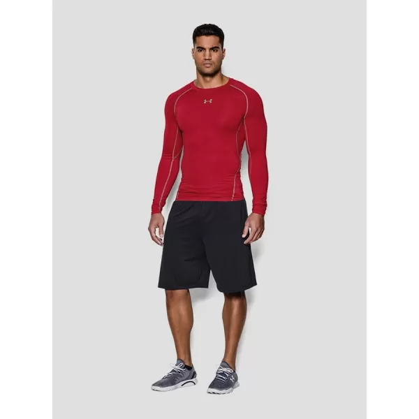  Moška kompresijska majica UNDER ARMOUR HG LS 1257471-600 RDEČA 