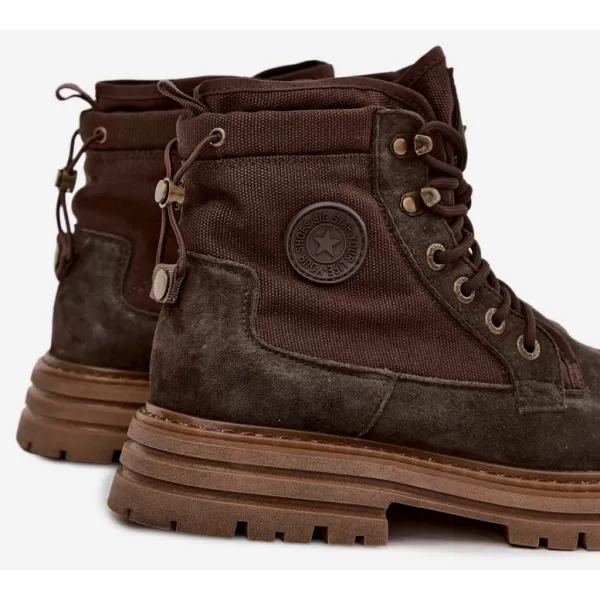  Moški čevlji BIG STAR SHOES UU174254 RJAVE/BEŽ SENCE 