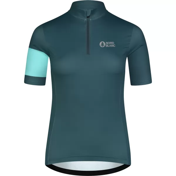  Ženski kolesarski dres NORDBLANC ENTHUSIAST NBSLF8084 ZELENA 