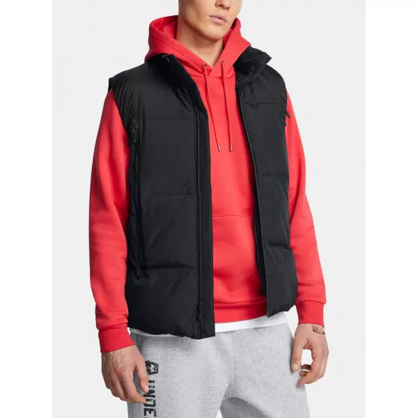  Moški telovnik UNDER ARMOUR LIMITLESS DOWN VEST 1384642-001 ČRNA 