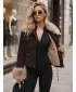 Ženska jakna DSTREET TY5704 RJAVA