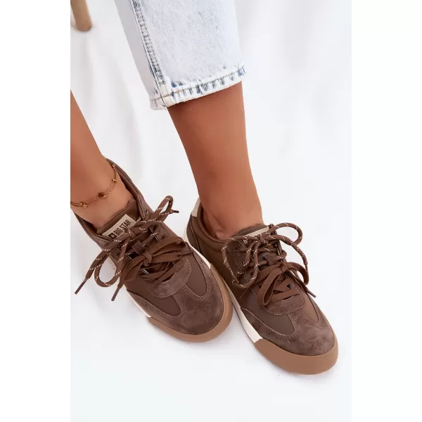  Ženske superge BIG STAR SHOES UU274002 RJAVA/BEŽ 