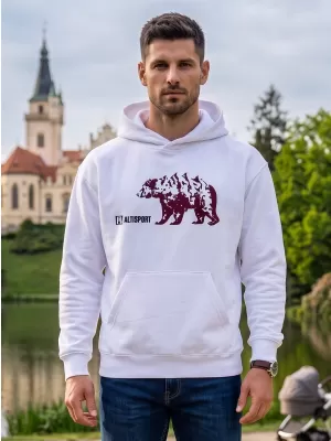 Moški pulover ALTISPORT ALM193422 BELA