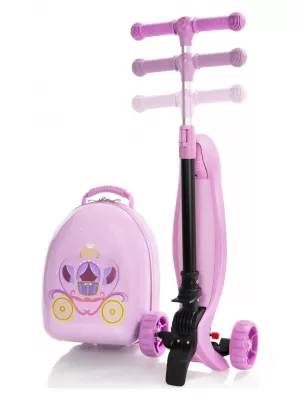 Otroški kovček HEYS TURBO TOTS SCOOTER 13156 KRALJEVA KOČIJA