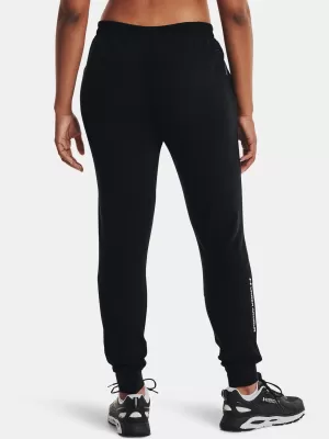 Ženske hlače UNDER ARMOUR UA RUSH FLEECE PANT 1365775-001 ČRNA
