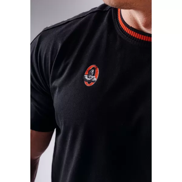  Moške majice s kratkimi rokavi NEBBIA OLYMPIA MUSCLE COVER 942 ČRNA 