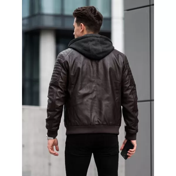  Moška jakna DSTREET TX5140 RJAVA 