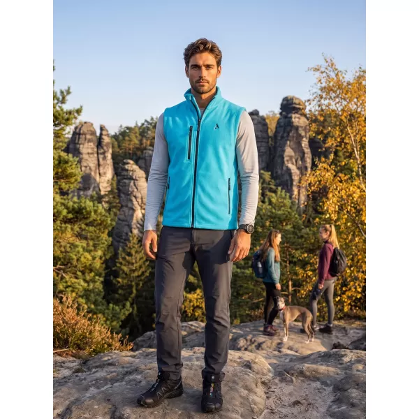  Moški brezrokavnik iz flisa ALTISPORT ALM002525 TURKIZNA 