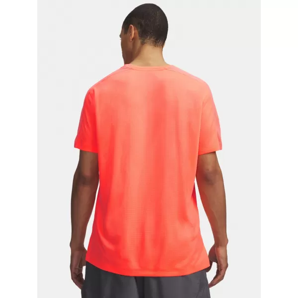  Moška majica s kratkimi rokavi UNDER ARMOUR VELOCITI REFLCT SS 6009518-824 ORANŽNA 