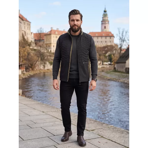  Moški lahek telovnik ALPINE PRO BERF 3 ČRNA 