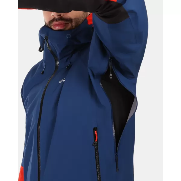  Moška hardshell jakna KILPI MAMBA-M 1M0101KI TEMNO MODRA 