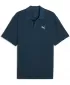 Moška majica s kratkimi rokavi z ovratnikom PUMA WARDROBE ESS PIQUE RELAXED POLO 62965736 POLNOČNI BENCIN