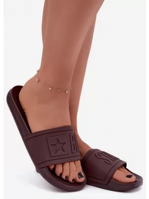 Ženski copati BIG STAR SHOES UU274072 ODTENKI RJAVE IN BEŽ
