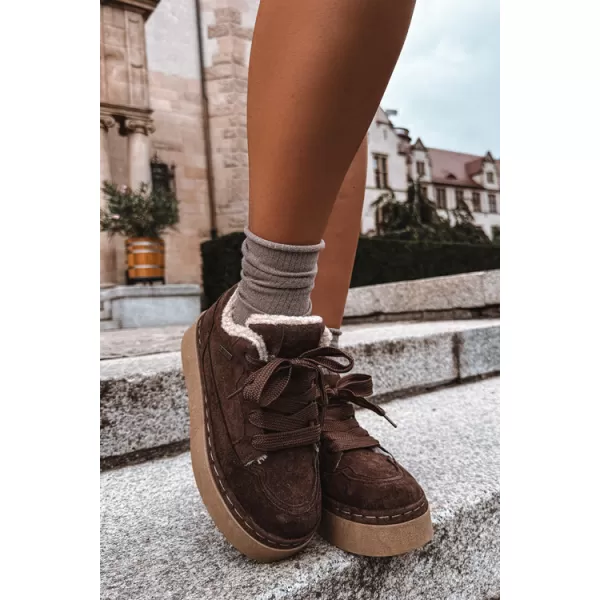  Ženski čevlji BIG STAR SHOES UU274188 RJAVE/BEŽ SENCE 
