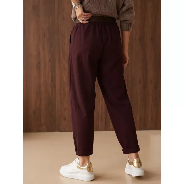  Ženske hlače DSTREET UY3186 BORDO 