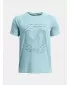 Fantovska majica s kratkimi rokavi UNDER ARMOUR UA B TECH GAME DAY SS 1389974-494 MODRA