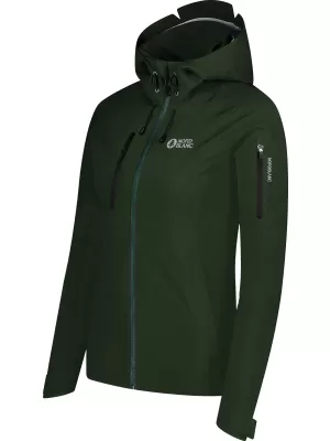 Ženska nepremočljiva jakna NORDBLANC HEYDAY NBSJL8316 ZELENA