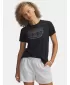 Ženska majica s kratkimi rokavi UNDER ARMOUR W VARSITY SS 6010592-001 ČRNA