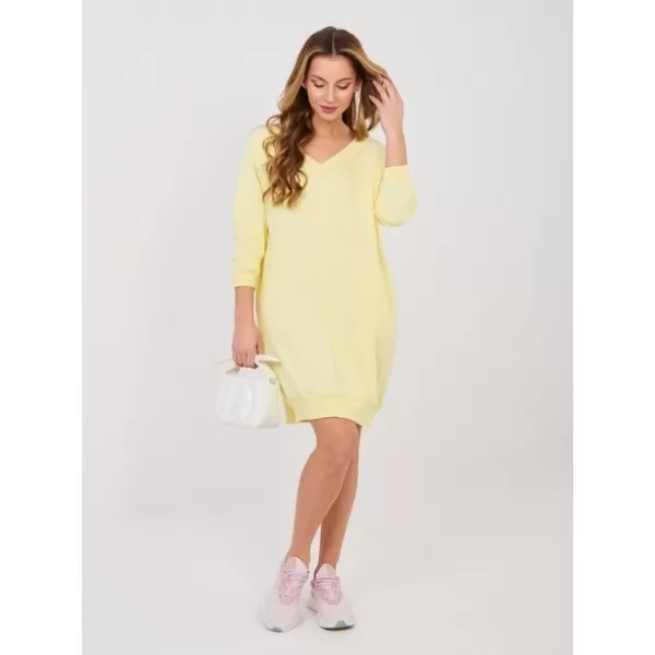  Obleka BASIC FEEL GOOD RV-SK-7203.35P SVETLO RUMENA 