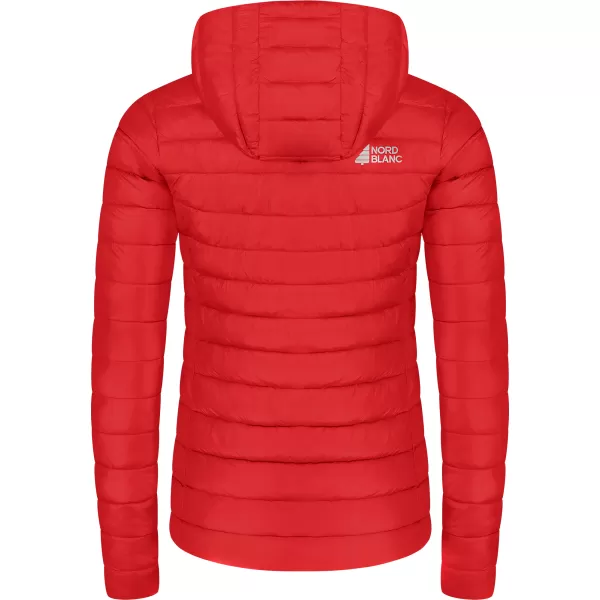  Ženska prešita jakna NORDBLANC NIMBUS WJL8395 RDEČA 