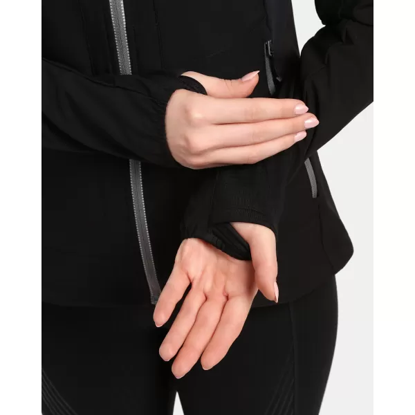  Ženska softshell jakna KILPI BALEO-W 1L0114KI ČRNA 