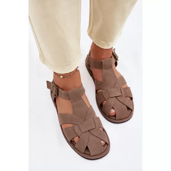  Ženske sandale BIG STAR SHOES TT274250 BEŽ 