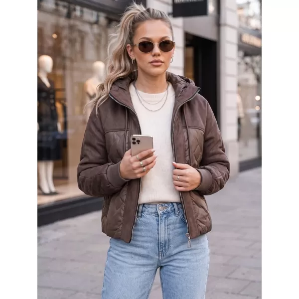  Ženska jakna DSTREET TY6092 RJAVA 