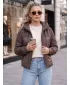 Ženska jakna DSTREET TY6092 RJAVA