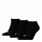 Nogavice PUMA UNISEX SNEAKER PLAIN 3P 93862406 ČRNA