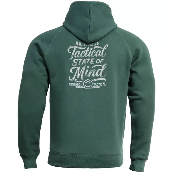  Moški pulover PENTAGON PHAETON HOOD STATE OF MIND K09021-ST SPRINGBOK ZELENA 