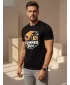 Moška majica s kratkimi rokavi DSTREET NX044R ČRNA