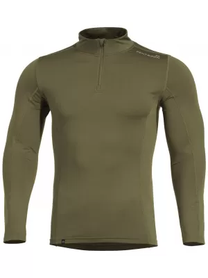 Moška majica s kratkimi rokavi PENTAGON PINDOS 1/2 ZIP SHIRT K11013 OLIVNO ZELENA