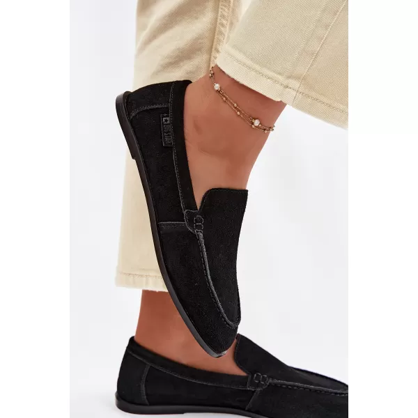  Ženski mokasini BIG STAR SHOES TT274209 ČRNA 