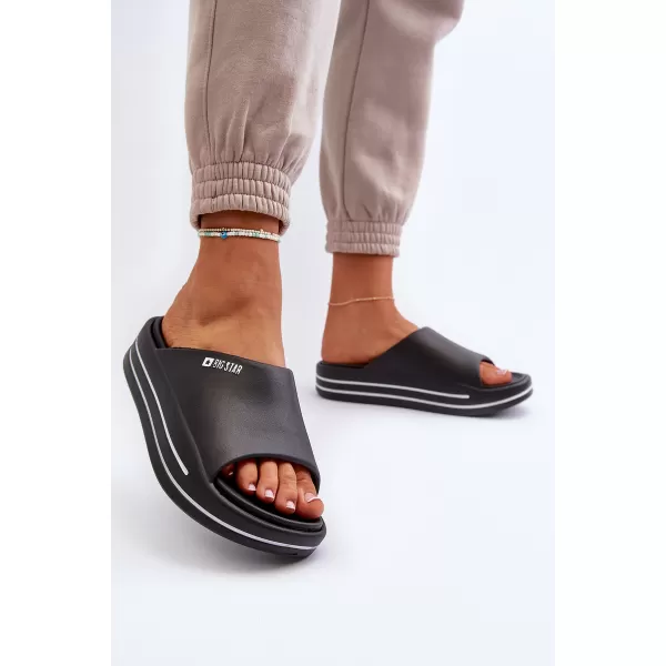  Ženske sandale BIG STAR SHOES NN274A037 ČRNA 