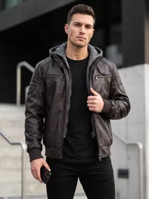 Moška jakna DSTREET TX5136 RJAVA