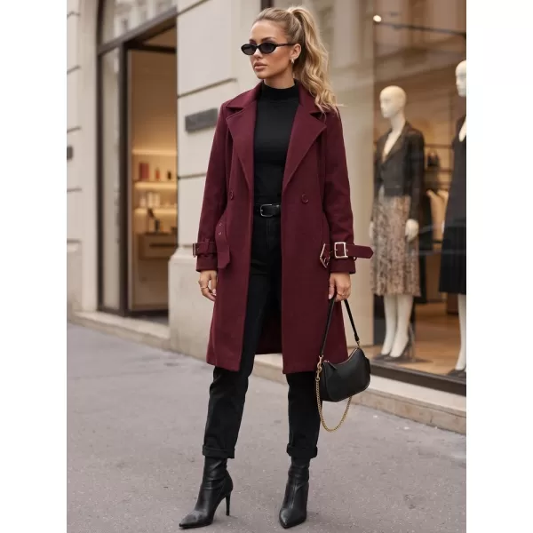  Ženski plašč DSTREET NY0786 BORDO 