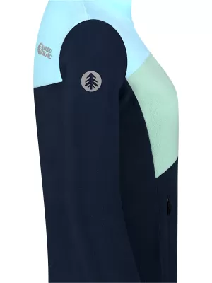 Lahek ženski pulover iz flisa NORDBLANC BEECH NBSFL8375 MODRA