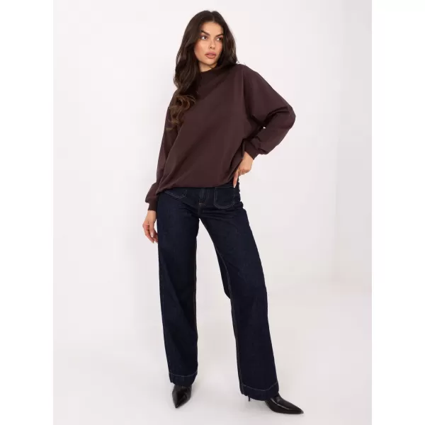  Ženski pulover BASIC FEEL GOOD RV-BL-5185.70P TEMNO RJAVA 