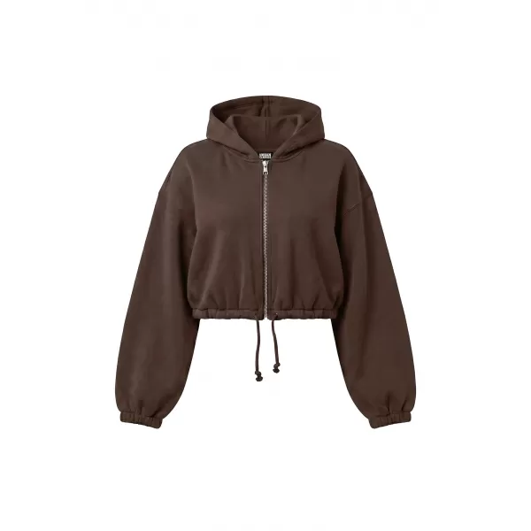  Ženski pulover URBAN CLASSICS TB8635-14274 ČOKOLADNO RJAVA 