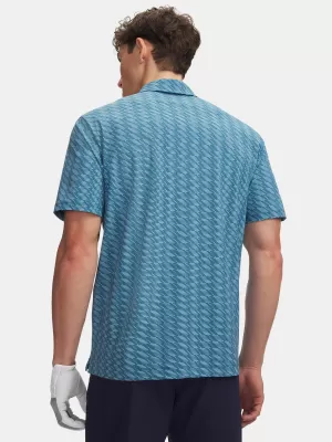 Moški Polo UNDER ARMOUR UA DRIVE CHILL PRINTED POLO 6009724-466 MODRA