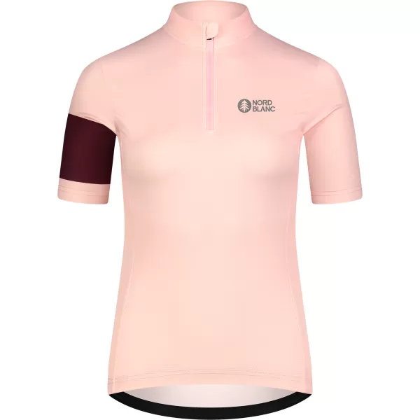  Ženski kolesarski dres NORDBLANC ENTHUSIAST NBSLF8084 ROZA 