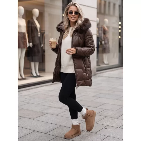  Ženska jakna DSTREET TY5757 RJAVA 