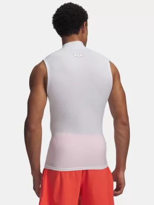 Moški brezrokavnik UNDER ARMOUR HG ELITE SLEEVELESS MOCK 6015381-100 BELA