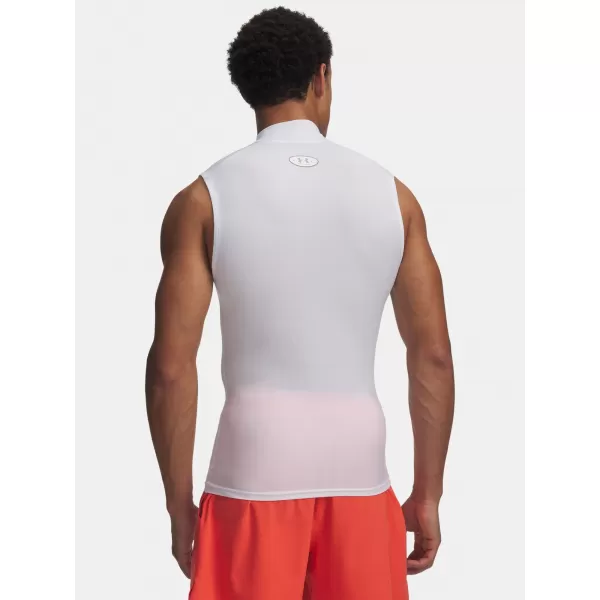  Moški brezrokavnik UNDER ARMOUR HG ELITE SLEEVELESS MOCK 6015381-100 BELA 