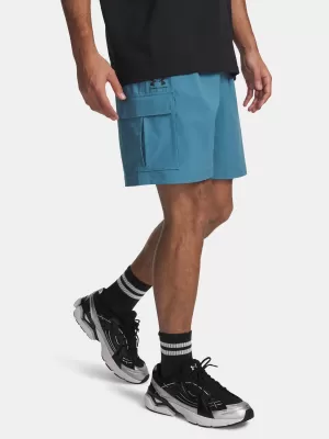Moške kratke hlače UNDER ARMOUR VIBE WOVEN CARGO SHORT 1386560-466 MODRA
